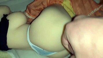 Young Girl Demands Fat Cock in Her Perfect Ass at Night