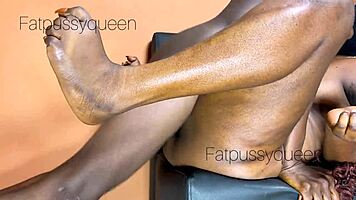 Hey, that loud moaning lover can't hold back his cum while the fat ass ebony teen grinds him