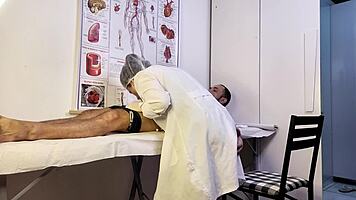 Patient gets hard during nurse exam in hospital