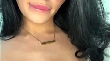 Slutty American Exchange Student Fingers Herself