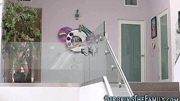 teen gets facial from mature man in hardcore scene