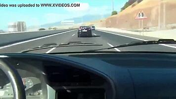 Young Adult Explores Private Moments in Car