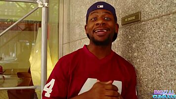 Young slut filled with bbc cum after street pickup