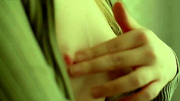 Beautiful Blonde Model Teases Nipples And Pussy In Close-Up Slow Motion