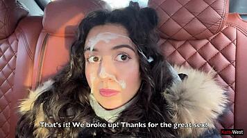 katty west wants to fuck her boyfriend in a car in public one last time before they break up
