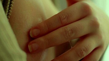 Beautiful Blonde Model Teases Nipples And Pussy In Close-Up Slow Motion