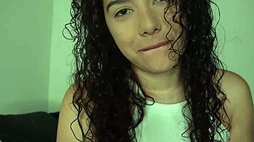 18 year old girl with big natural tits gives jerk off instructions