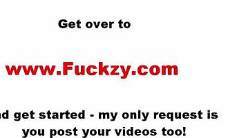 Pretty Brunette Babe Loves Doggystyle Fun