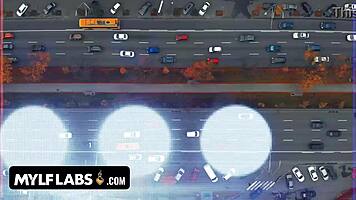 does the policewoman teach two lovers about respecting authority?