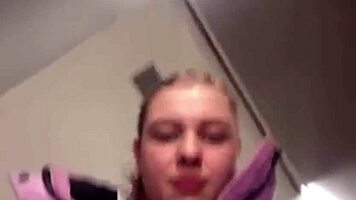 Young Teens Engage in Extreme Public Fucking and Squirting in Changing Room