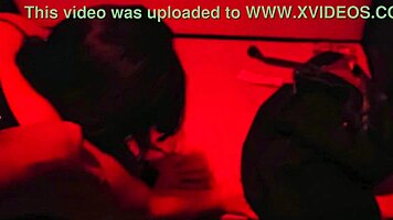 glory hole adventure where she experiments with another well-endowed black guy at the party