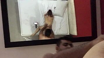 Watch This Latina Brunette Milf Suck Cock Deepthroat Style With Wet Pussy Licking!