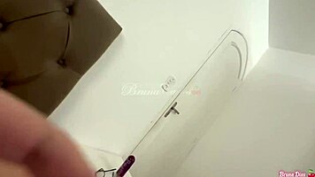 My tattooed roommate woke me up for some intense fucking with his big cock