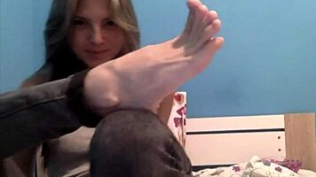 Foot Fetish With Young Blonde