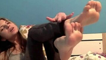 Foot Fetish With Young Blonde