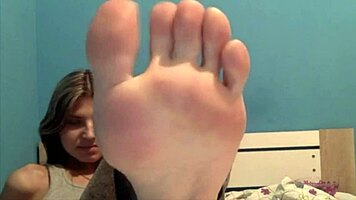Foot Fetish With Young Blonde