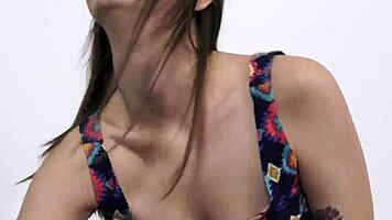 Teen Brunette Faces Rough Reality Competition In Car With Taboo Elements