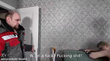 pregnant teen 18+ ass fucked in front of her husband 😈