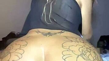 horny emo 18 year old solo fucking her big tits 😈