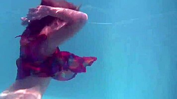 Redhead Nikita Vodorezova Takes A Quick Bath Underwater