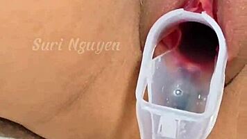 viet nam girl next door gets wet pussy examined indoors 😍