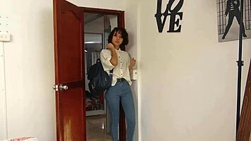 Petite latina teen pounded roughly in anal casting