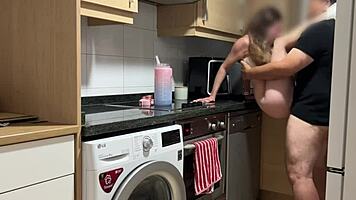 Phone call interrupted by intense creampie fucking