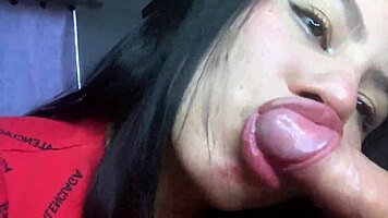 Detailed Scenes Of A Girl Enjoying Cock In Her Mouth