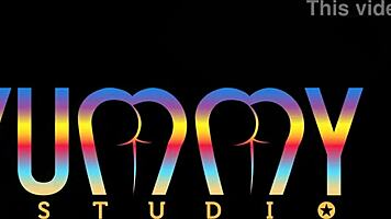 Insatiable bunnies giih and bruna santos fisting asses before hot group action with footjob prolapse and pee drinking