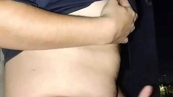 Intense Latina Babe Flashes Tits Outdoors On Soccer Field Almost Caught