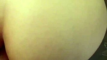 Rough anal until he creampies me during laundry time