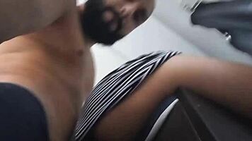 noticed brittany without panties while doing makeup, then penetrated her