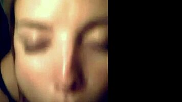 Submissive Amateur Slut Sucking Fat Cock Pov