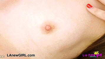 lovely brunette beauty reveals her stunning figure