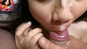 Nineteen-year-old Chinese university girl eats breakfast before class