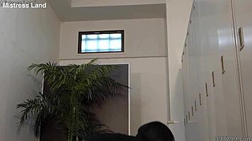 Young Japanese Office Lady Dominates with Feet in CFNM 😈