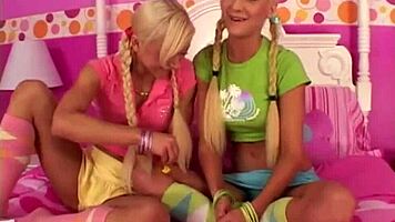 Lil Lexy Intensely Kisses And Fingers Duo Lesbian Partner With Small Tits