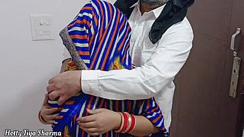 Muslim Stepfather Fucks Hindu Stepson's Wife in Threesome