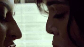 Lesbian Boss Seducing Her Hot Maid With Toys And Strapon!