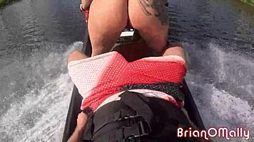 Stephanie Love Fucks Brian Omally On Jet-Ski
