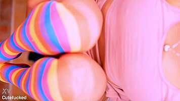 Best friend cheats with professor in intense hardcore creampie session