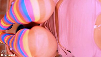 Best friend cheats with professor in intense hardcore creampie session