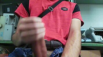 This time I masturbated at my desk