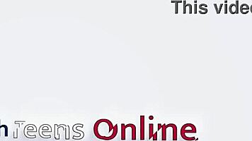 Collared British 18 Year Old Gets Off With Fucking Machine