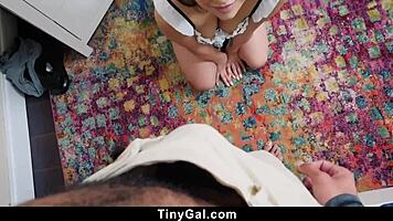 James Angel Demands A Special Kind Of Payment From Honey Hayes After She Breaks His Favorite Toy - Tiny 18+Gal