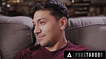 caught the furious milf fucking the petite redhead on security cam