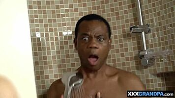 Petite small titted teen polina sweet wants to feel grandpas big black cock