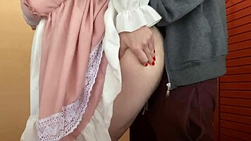 Hot maid could not resist fucking me?