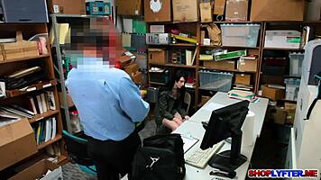 Shoplyfter Alex Harper With Perfect Tits Fucked In Office!