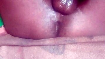 big black kenyan dick releases huge load!